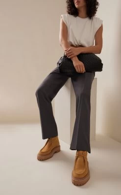 PROENZA SCHOULER Lug-Soled Leather Platform Boots