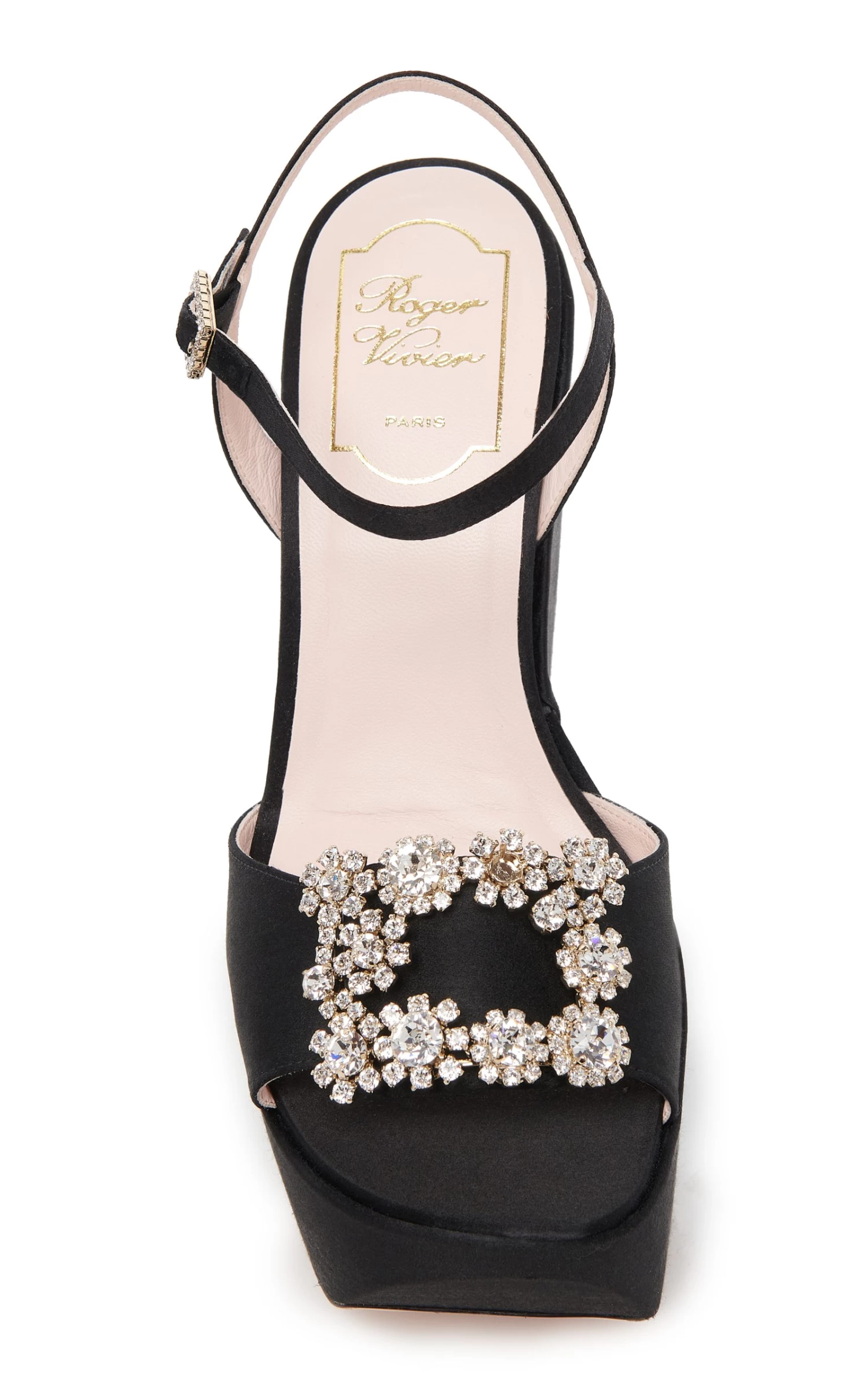 Flower Satin Platform Sandals 5 Flower Satin Platform Sandals - Image 3