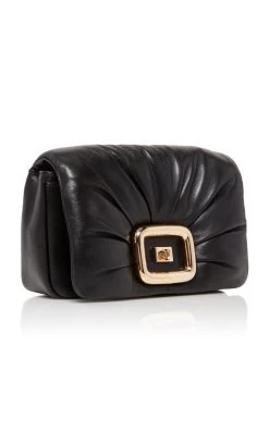 Viv' Choc Me Gold-Tone Leather Bag