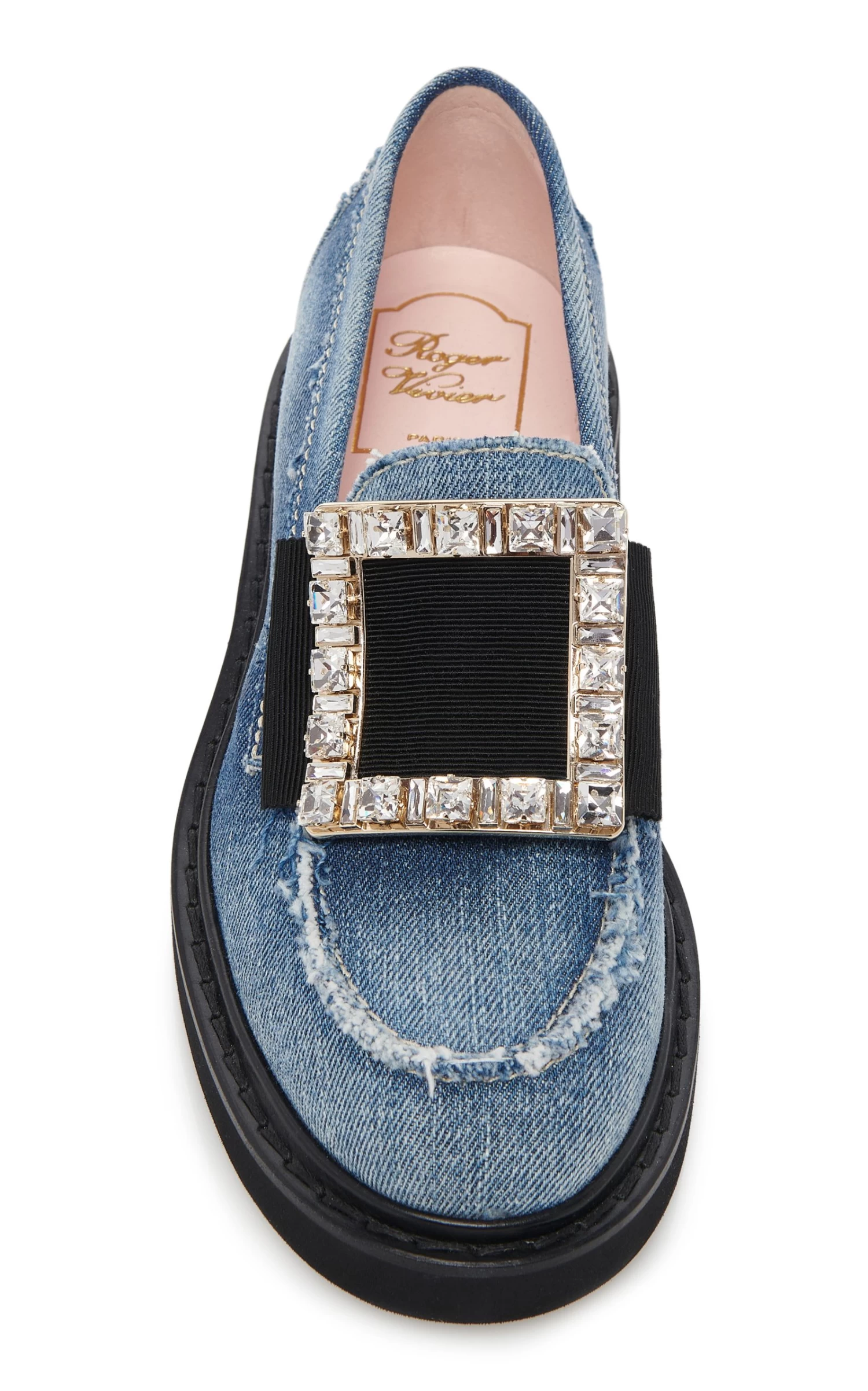 Viv Rangers Buckle Denim Loafers 3 Viv Rangers Buckle Denim Loafers