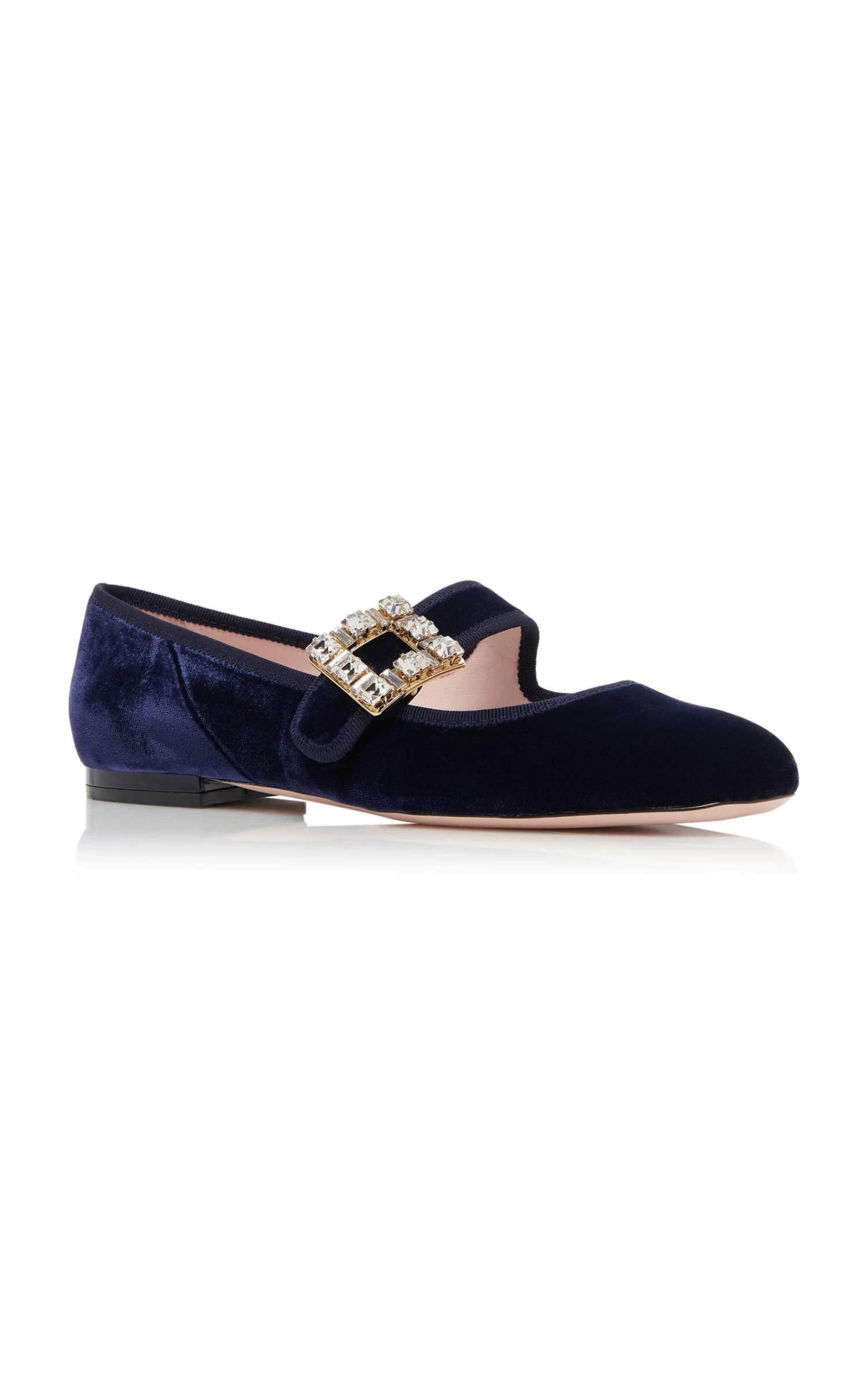 Tres Vivier Velvet Flats 7 Tres Vivier Velvet Flats - Image 5