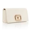Viv' Choc Chain Leather Bag -Lady Fashion Store roger vivier white viv choc chain leather bag