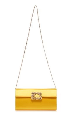 Crystal-Floral Satin Clutch 14 Crystal-Floral Satin Clutch -Lady Fashion Store roger vivier yellow crystal floral satin clutch 5