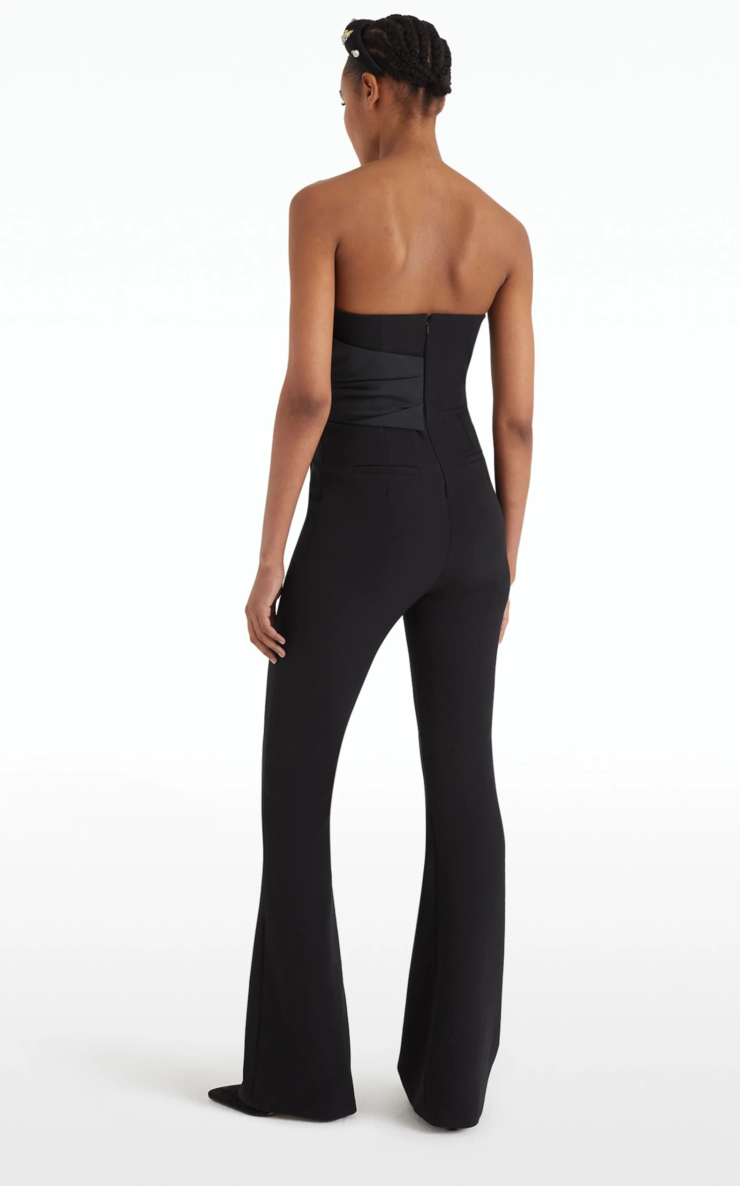 Darral Draped Flare-Leg Jumpsuit 4 Darral Draped Flare-Leg Jumpsuit - Image 2