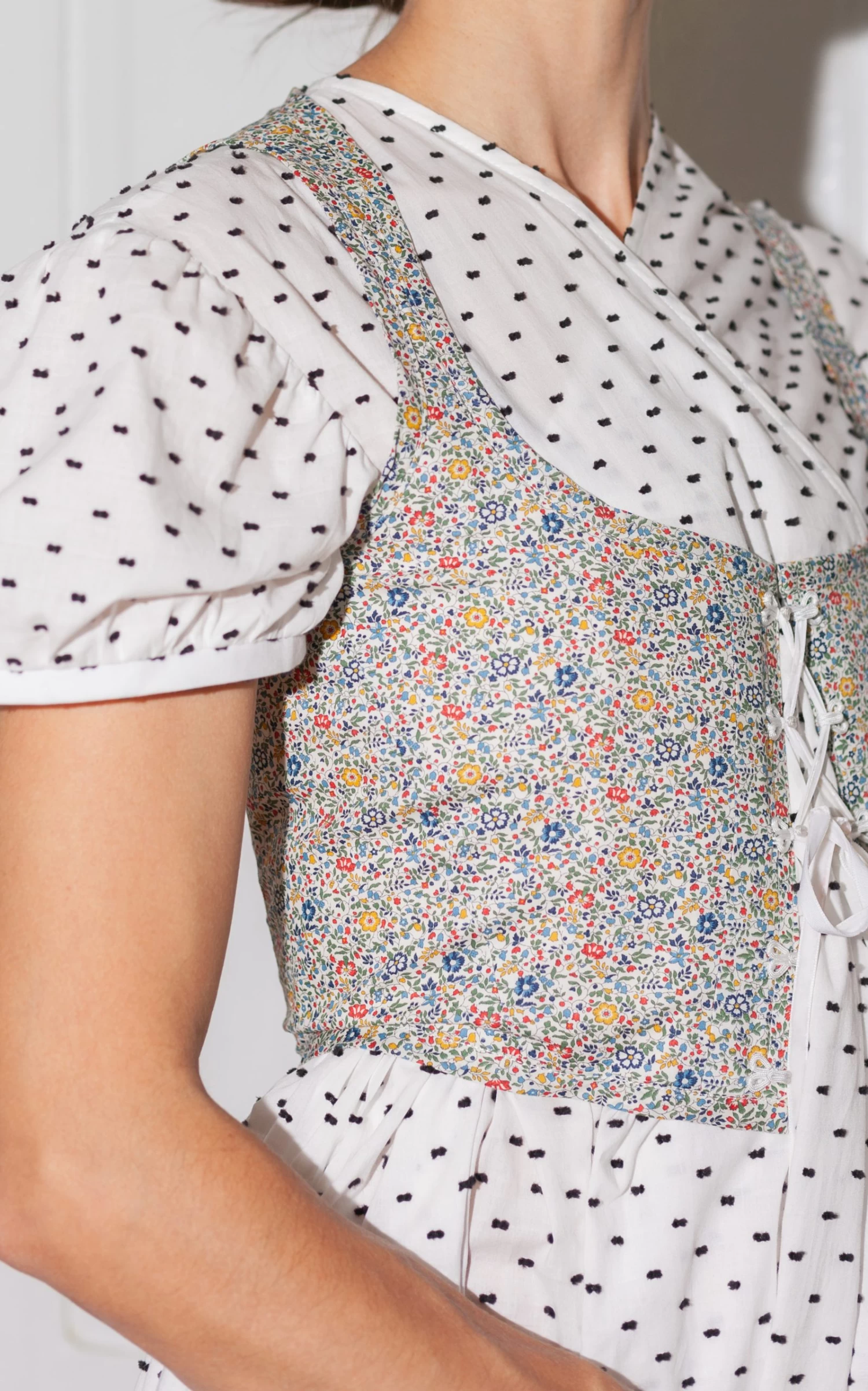 Liberty Floral Cotton Corset Top 4 Liberty Floral Cotton Corset Top - Image 2