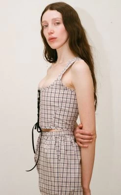 Bloomer London Cotton Shorts -Lady Fashion Store salter house tan bloomer london cotton shorts 2