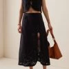 SEA Baylin Cotton-Lace Skirt -Lady Fashion Store sea black baylin lace skirt d2