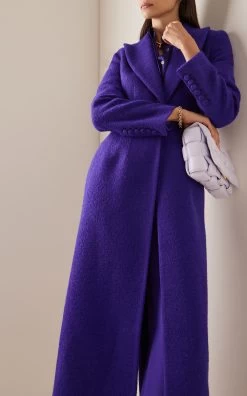 12 Darts Wool Boucle Duster Coat