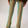 Sely Striped Knit Pants -Lady Fashion Store siedres multi sely striped knit pants