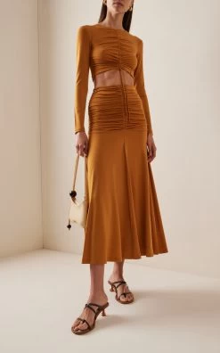 Avah Ruched Two-Piece Set