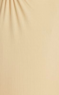 Roisin Cutout Stretch-Knit Skirt -Lady Fashion Store significant other yellow roisin skirt 3