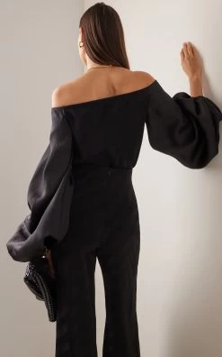 Stephanie Blouse 8 Stephanie Blouse -Lady Fashion Store silvia tcherassi black stephanie blouse 2