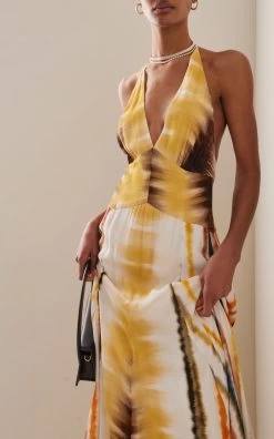 Tawny Maxi Dress -Lady Fashion Store silvia tcherassi print tawny maxi dress 2 2