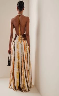 Tawny Maxi Dress -Lady Fashion Store silvia tcherassi print tawny maxi dress 2 3