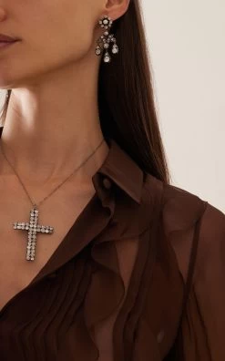 Antique Diamond Girandole Earrings