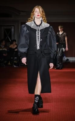 Simone Rocha Beaded Pearl & Crystal Scarf