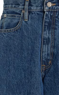 Jessy Rigid High-Rise Relaxed-Leg Jeans -Lady Fashion Store slvrlake dark wash jessy relaxed rigid jeans 3