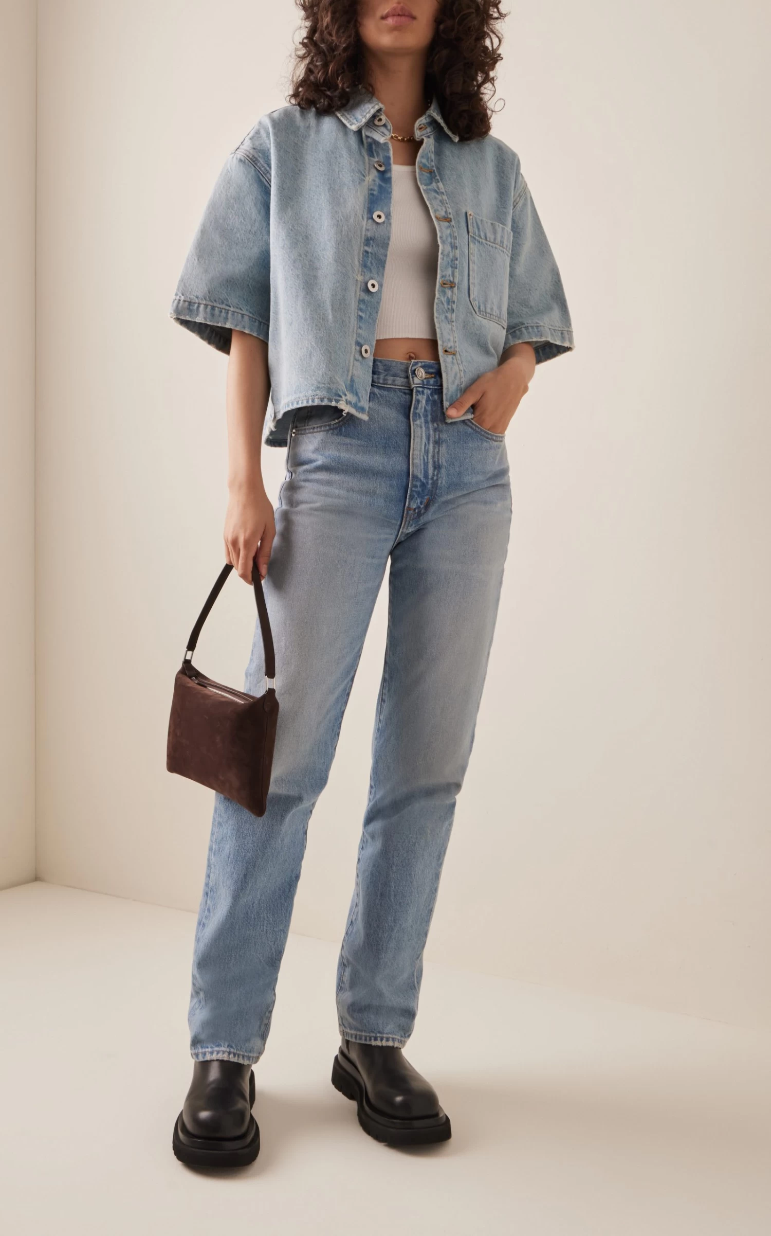 London Rigid High-Rise Straight-Leg Jeans 3 London Rigid High-Rise Straight-Leg Jeans