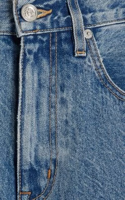 Zoe Rigid High-Rise Shorts -Lady Fashion Store slvrlake medium wash zoe high rise short 3