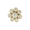 Bellis Diamant Earrings -Lady Fashion Store sophie bille brahe gold bellis diamant earrings