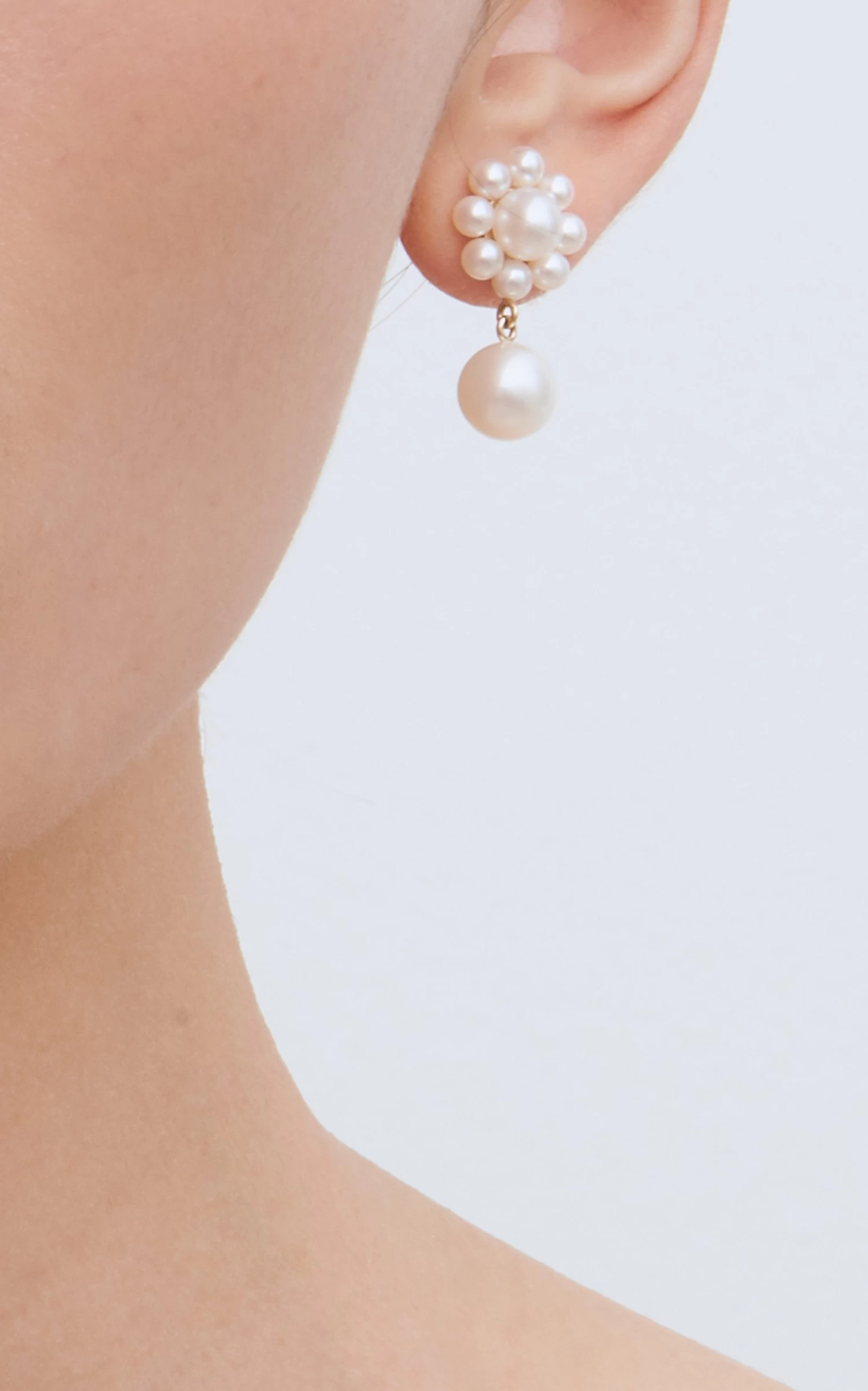 Margherita Perle 14K Yellow Gold And Pearl Earrings 3 Margherita Perle 14K Yellow Gold And Pearl Earrings