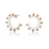18K Yellow Gold Mini Monroe Crescent Earrings