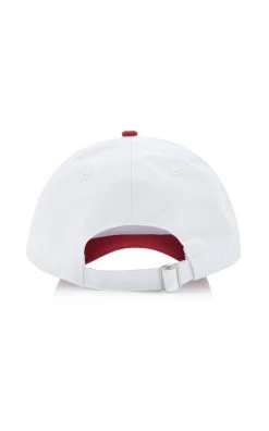Vendome Cotton Baseball Cap -Lady Fashion Store sporty rich red vendome hat 2