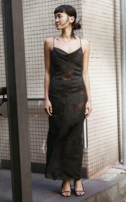 Floral Silk-Cotton Maxi Dress 10 Floral Silk-Cotton Maxi Dress -Lady Fashion Store st agni black floral silk cotton maxi dress 3