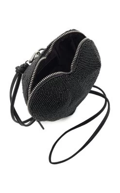 Staud Beaded Heart Clutch 13 Staud Beaded Heart Clutch -Lady Fashion Store staud black beaded heart clutch 5