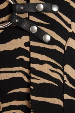 STELLA MCCARTNEY Printed Wool-Blend Jacket -Lady Fashion Store stella mccartney animal printed wool blend jacket 5