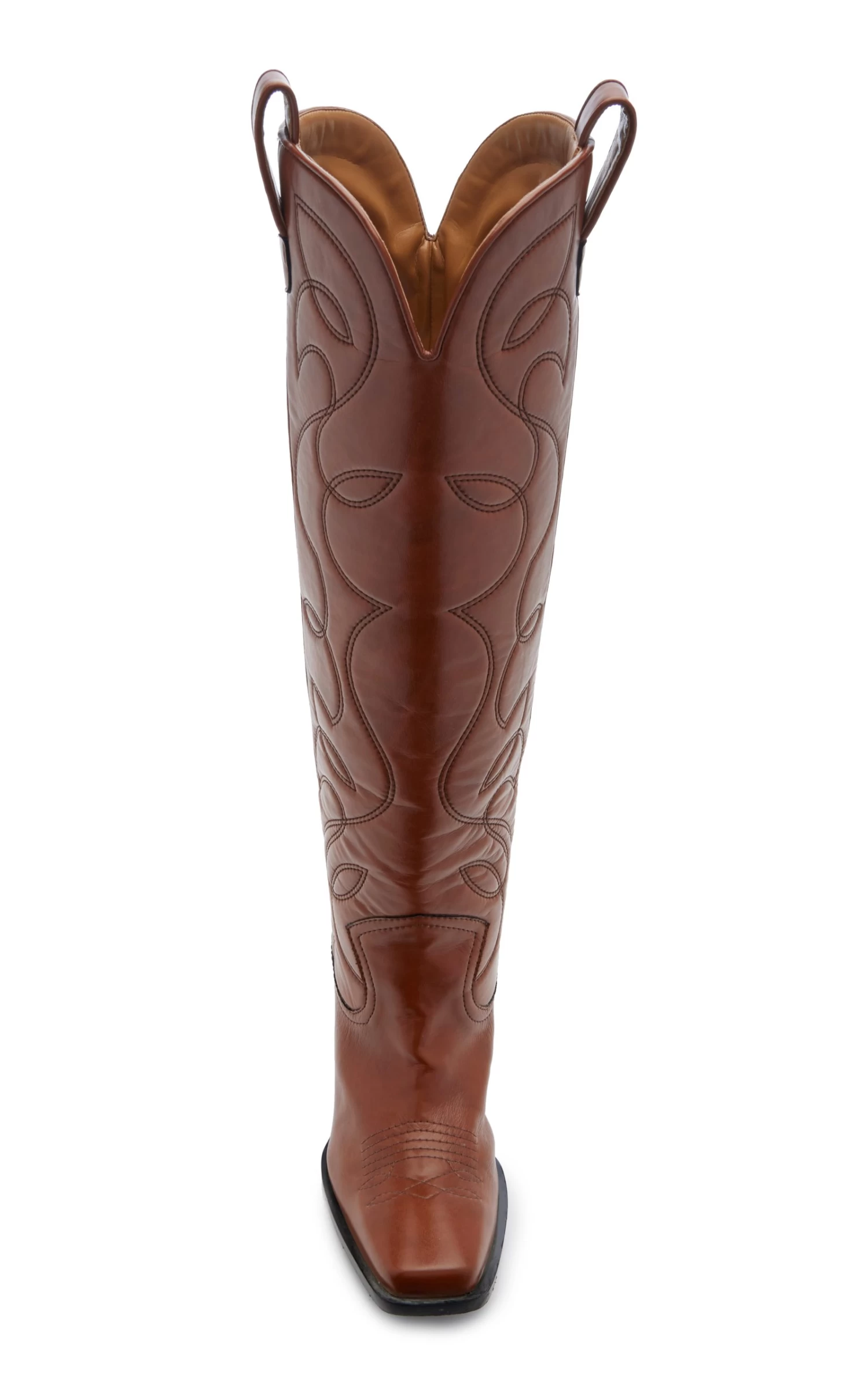 STELLA MCCARTNEY Cowboy Vegan Leather Knee Boots 4 STELLA MCCARTNEY Cowboy Vegan Leather Knee Boots - Image 2