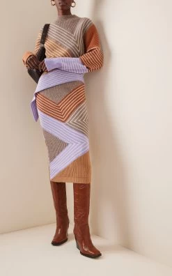 STELLA MCCARTNEY Cowboy Vegan Leather Knee Boots