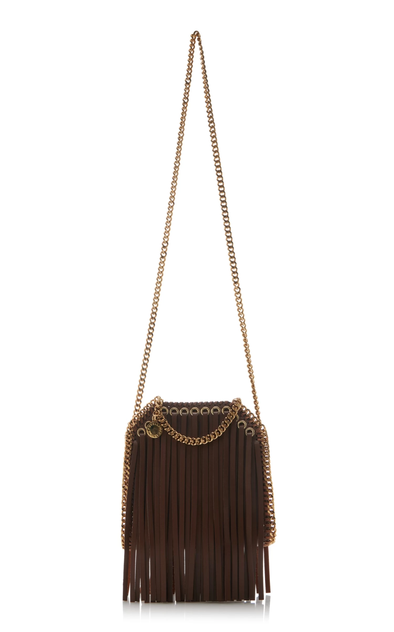STELLA MCCARTNEY Falabella Tiny Fringed Vegan Leather Tote Bag 6 STELLA MCCARTNEY Falabella Tiny Fringed Vegan Leather Tote Bag - Image 4