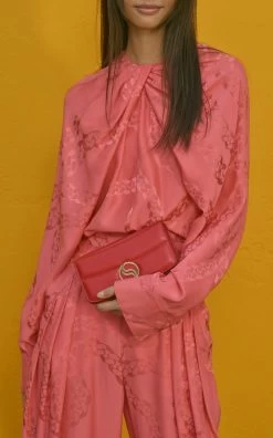 STELLA MCCARTNEY Draped Jacquard Top