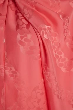 STELLA MCCARTNEY Draped Jacquard Top -Lady Fashion Store stella mccartney pink printed draped top 5