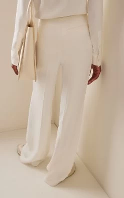 STELLA MCCARTNEY Wide-Leg Pants -Lady Fashion Store stella mccartney white wide leg pants 2