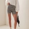 The Frankie Shop Exclusive Martina Stripe Knit Shorts -Lady Fashion Store the frankie shop stripe steffi stripe knit short