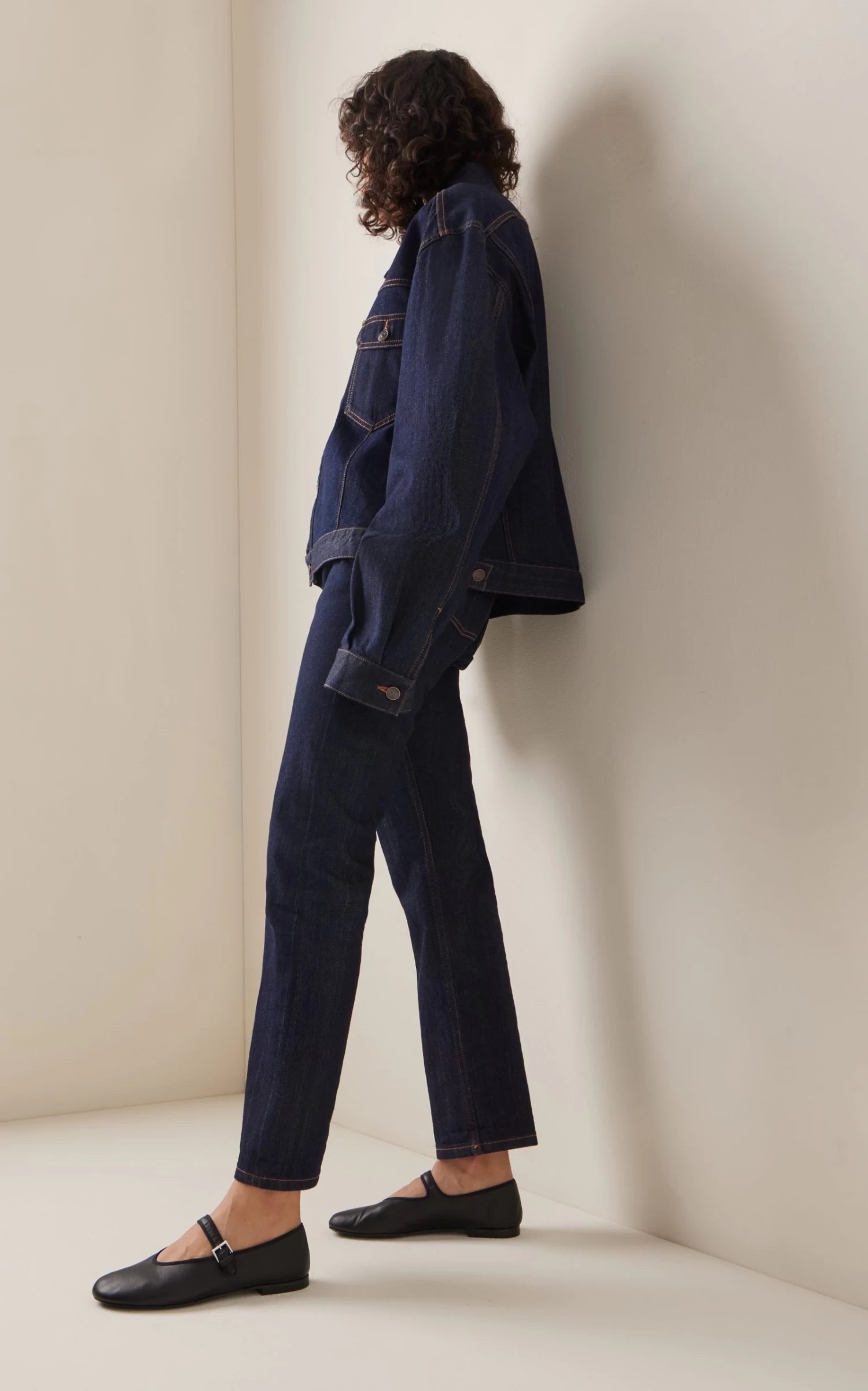 The Row Boheme Leather Mary Jane Flats 3 The Row Boheme Leather Mary Jane Flats