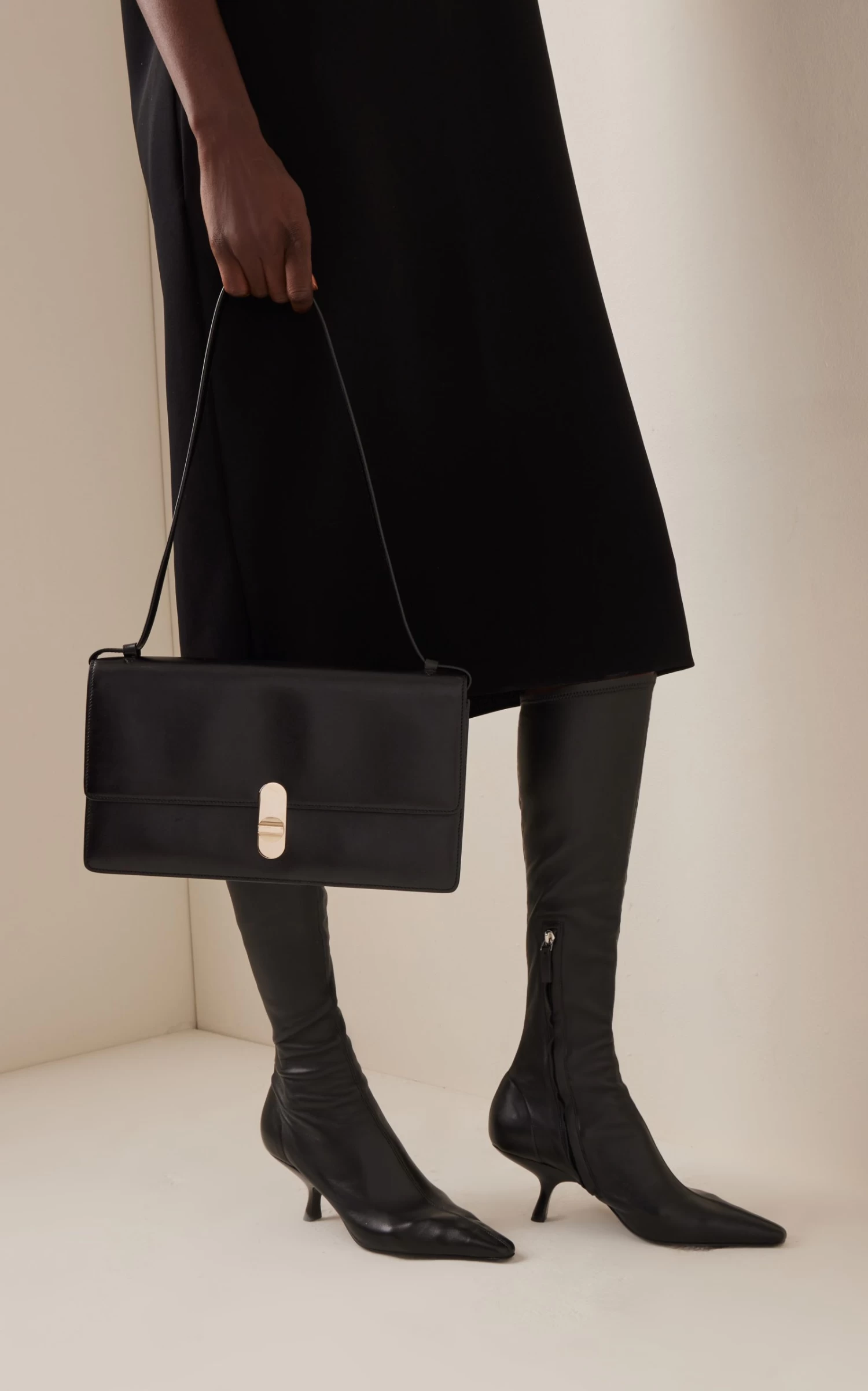 The Row Clea Leather Shoulder Bag 4 The Row Clea Leather Shoulder Bag - Image 2