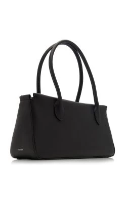 The Row E/W Leather Top Handle Bag 11 The Row E/W Leather Top Handle Bag -Lady Fashion Store the row black e w top handle 3