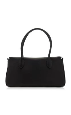 The Row E/W Leather Top Handle Bag 12 The Row E/W Leather Top Handle Bag -Lady Fashion Store the row black e w top handle 4