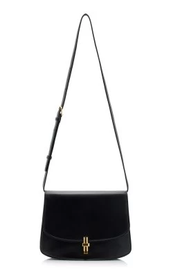 The Row Sofia 10 Leather Crossbody Bag 10 The Row Sofia 10 Leather Crossbody Bag -Lady Fashion Store the row black sofia 10 0 crossbody 2