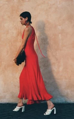 The Row XL Dante Leather Clutch