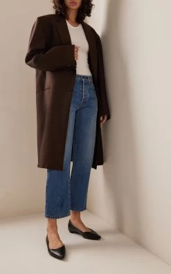 The Row Lesley Cropped Straight-Leg Jeans