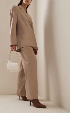 The Row Romy Leather Ankle Boots