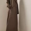 The Row Cadel Oversized Trench Coat 2 The Row Cadel Oversized Trench Coat -Lady Fashion Store the row green cadel oversized trench coat