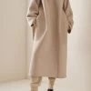 The Row Notte Cashmere Scarf Coat -Lady Fashion Store the row ivory notte coat