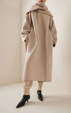 The Row Notte Cashmere Scarf Coat