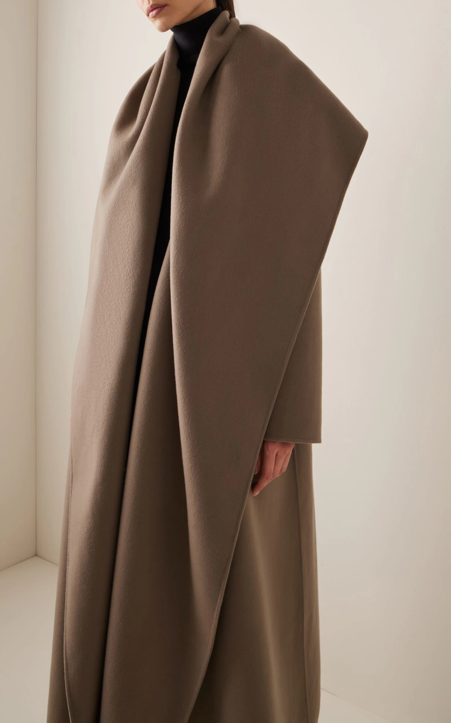 The Row Adia Draped Cashmere Coat 4 The Row Adia Draped Cashmere Coat - Image 2
