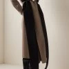 The Row Adia Draped Cashmere Coat -Lady Fashion Store the row neutral adia coat
